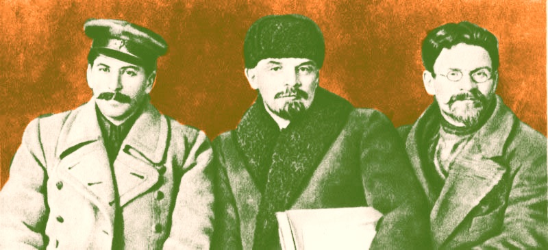  Joseph Stalin, Vladmir Lenin, and Mikhail Kalinin at the 8th Congress of the Russian Communist Party, Mar 1919 ww2dbase