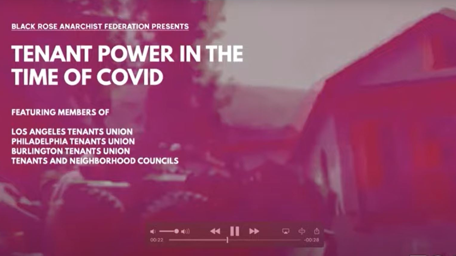 Livestream: Tenant Power in the Time of COVID